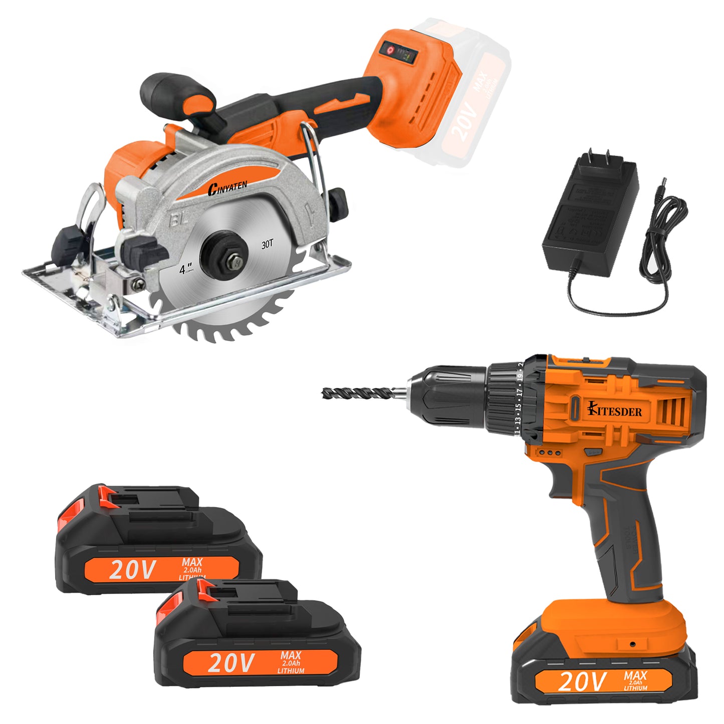 Lithium electric drill + Electric circular saw